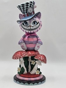 Kurt S. Adler HA0573 Hollywood Cheshire Cat Nutcracker, Multi-Colored, 15"