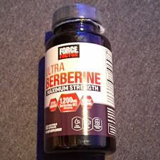 Force Factor Ultra Berberine HCl Metabolism Support 1200mg Capsules, 60, Non-GMO