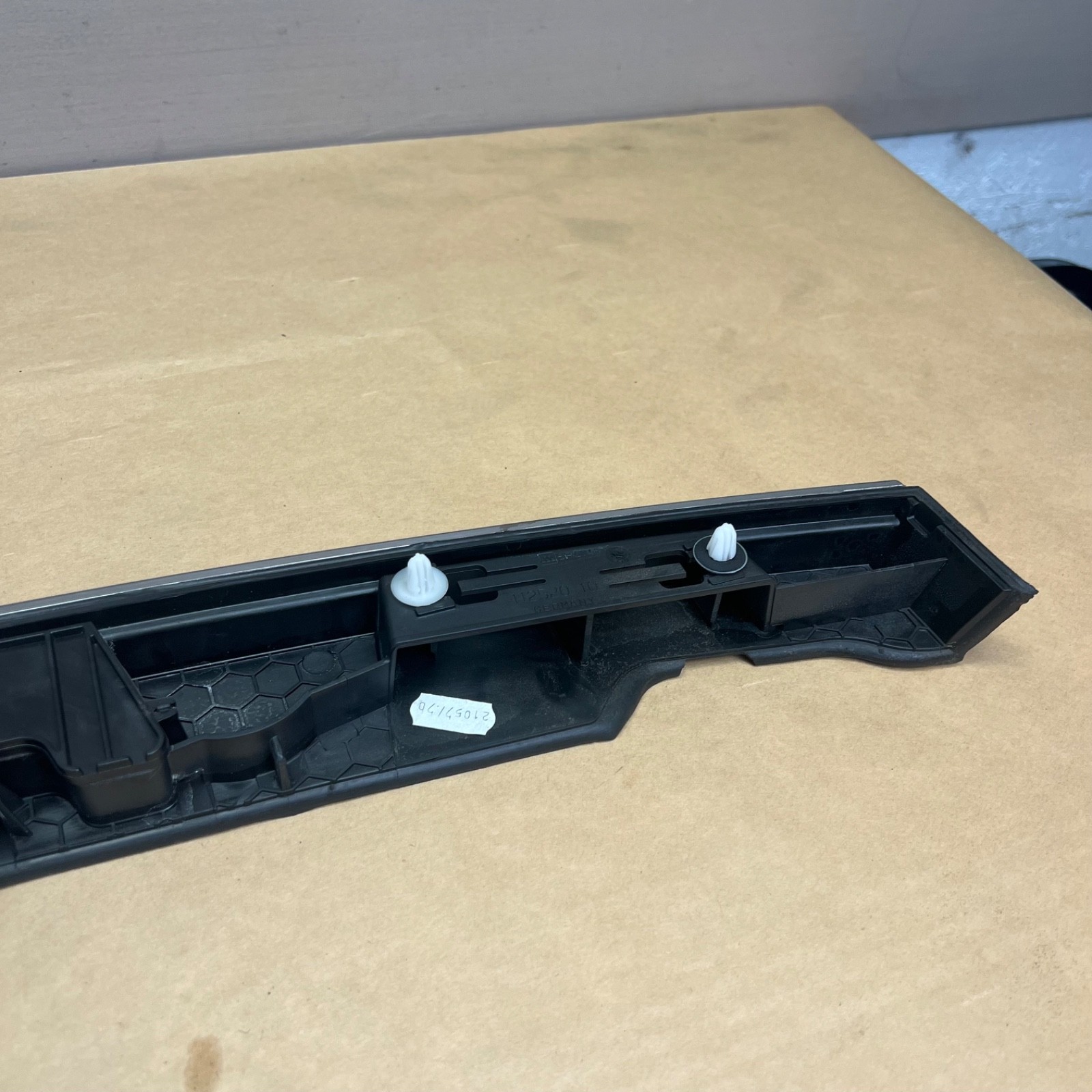 09-15 BMW 750Li 740i Rear Trunk Button Lid Grip Molding Trim Panel Chrome  OEM