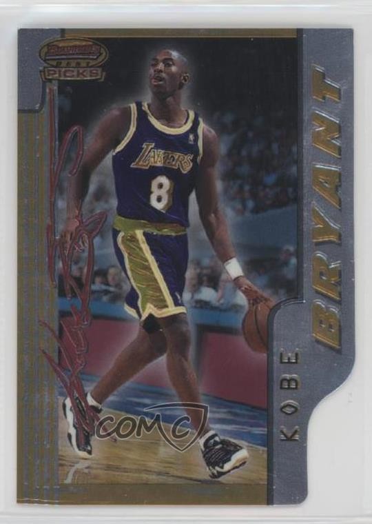 1996-97 Bowman's Best Picks Kobe Bryant #BP10 Rookie RC HOF zk7