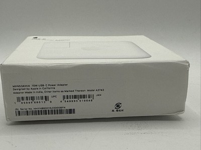 Genuine Apple 70W USB-C Power Adapter MacBook Air iPad iPhone