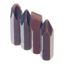 Utoolmart Screwdriver Bits, 4 Piece Set Phillips/Slotted Head Screw Driver Bi...