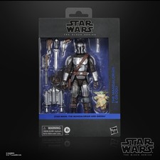 Star Wars The Black Series The Mandalorian and Grogu Deluxe 6-in Action Figure