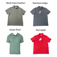 Member's Mark Mens Classic Fit UPF30+ Moisture Wicking Stretch Short Sleeve Polo