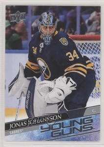 2020-21 Upper Deck Young Guns Jonas Johansson #228 Rookie RC