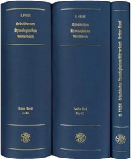 Griechisches Etymologisches Wörterbuch A - K...