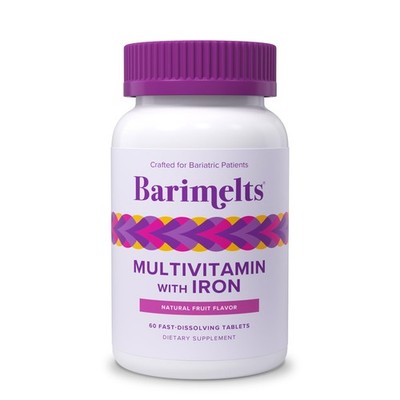 BariMelts Bariatric Multivitamin with Iron, 60 FastDissolving Tablets 1Month ...
