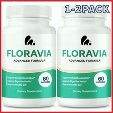 1-2 Pack Floravia Supplement, All-Natural Det...