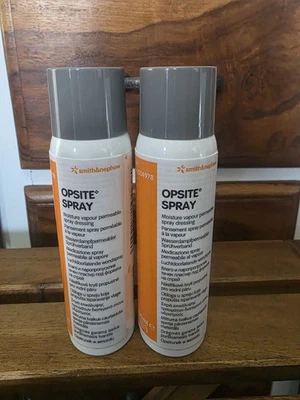 Opsite Film Dressing Spray 100ml Water-Resistant Wound Care Burns Pack Of 2