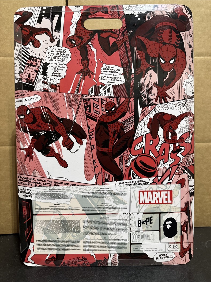 A Bathing Ape Marvel Comics x Bape Sta 'Spider Man' Men's Size 8