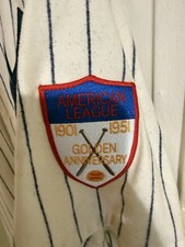 Authentic 1951 Mickey Mantle #7 Mitchell & Ness Yankees Wool USA Made Jersey L