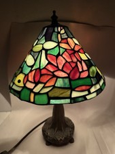 Dale Tiffany, Stained Glass Floral Lamp Shade 14 in Floral Abstract