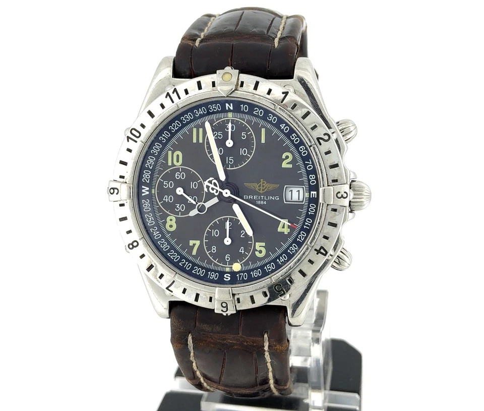 Breitling Chronomat Longitude GMT 40mm Automatic Chronograph Watch A20048 *READ* - image 2 of 4