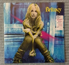 Britney Spears “Britney” Vinyl LP Clear , Blue & Yellow Splatter New Sealed Rare
