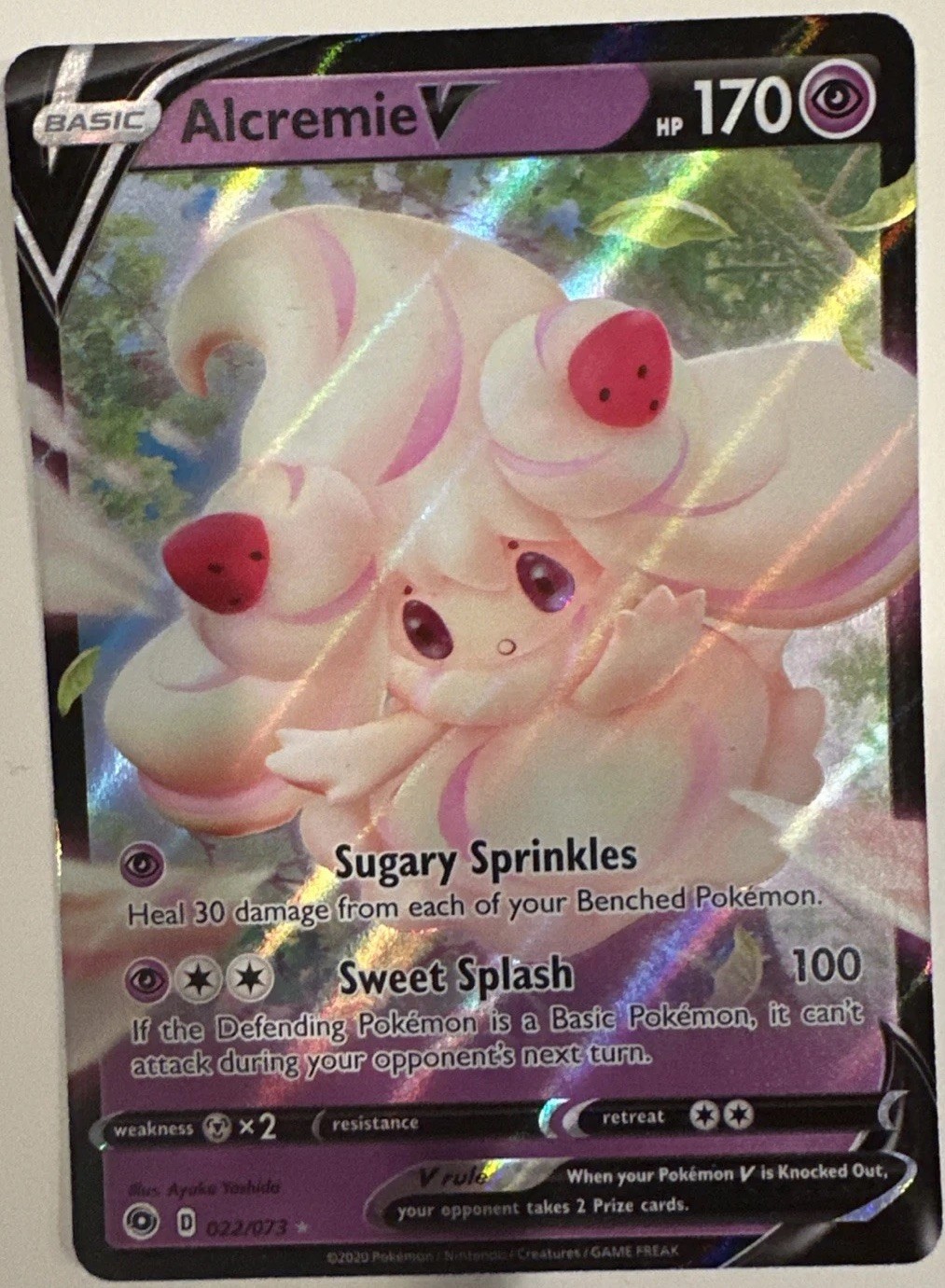 Alcremie V 022/073 Champion’s Path Near Mint 