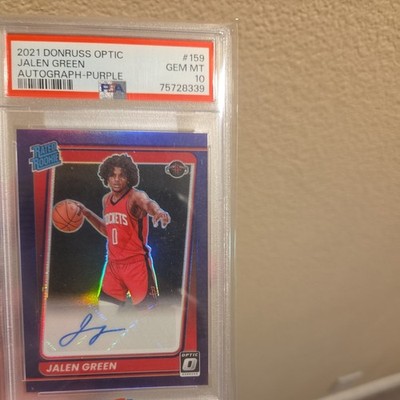 2021-22 Panini Donruss Optic - Rated Rookie Jalen Green #159