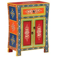 Sideboard Kommode Anrichte Beistellschrank Handbemalt Massivholz Mango vidaXL