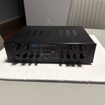 Pyle PTA44BT 4 Ch Bluetooth Home Audio Amplifier Receiver System No Remote