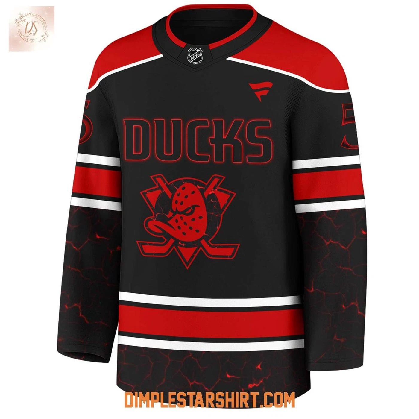 Anaheim Ducks x Stranger Things 5 One Last Adventure Shirt Men's