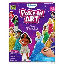 Skillmatics Poke-in Art Disney Princesses Wood Craft Kit