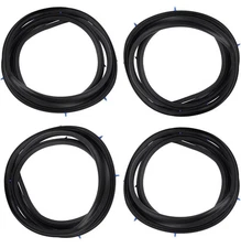 Door Weather Strip Rubber Seals Kit Compatible with 2012-2015 Civic 4 Door Sedan