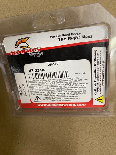 Kit Ricostruzione Pinza Freno Anteriore All Balls per Can-Am Maverick 1000 Turbo 18-3004 - Foto 2 di 2