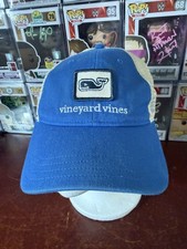 Vineyard Vines Mesh Trucker Dad Hat / Cap - Blue