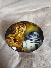 Star Wars - Zwei Miniatur Porzellan Schalen mit St&auml;nder