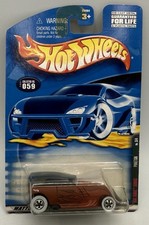 Hot Wheels 2001 #059 Rat Rods Series PHAETON Brown White Wall Tires 3/4 New