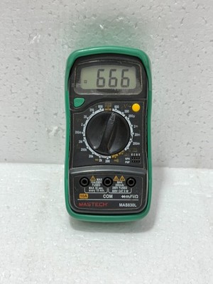 MasTech Digital Multimeter MAS830B 600V AC/DC 10A DC