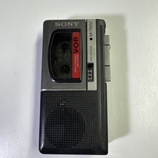 SONY M-750V Microcassette Corder Recorder VOR TESTED For Parts or Repair