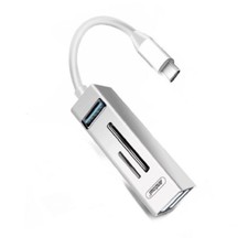 Hub USB C 5 in 1 Multiporta Adattatore USB 3.0 Tipo C Q-HU802 PC Laptop Tablet
