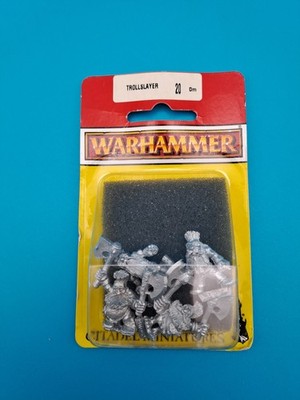 Warhammer Citadel Miniatures Metall Fantasy Trollslayer 20 dm OOP NEU