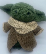 Handcrafted Crochet Amigurumi Baby Yoda-The Child, Grogu Star Wars Mandalorian