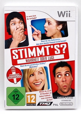 Stimmts Wahrheit oder Lüge Nintendo Wii OVP