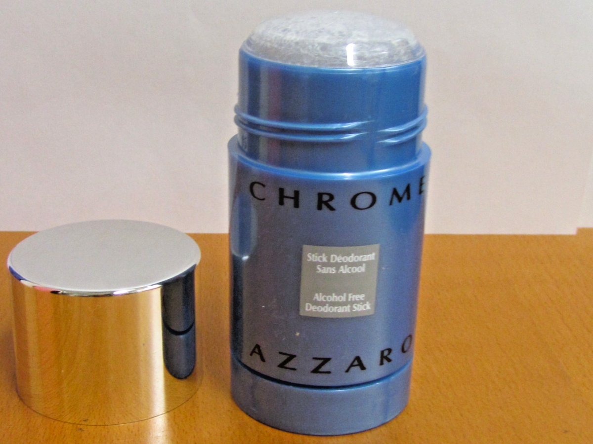 Azzaro Chrome Deodorant Men 2.7oz/ 75 ml Deodorant stick Rare! | eBay