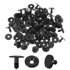 50 Set Black 20mm Doll Joints Plastic Removable Animal Joints Part for DIY