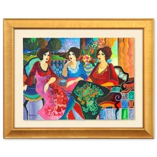 Patricia Govezensky- Original Watercolor on Paper "Palette of Passions"