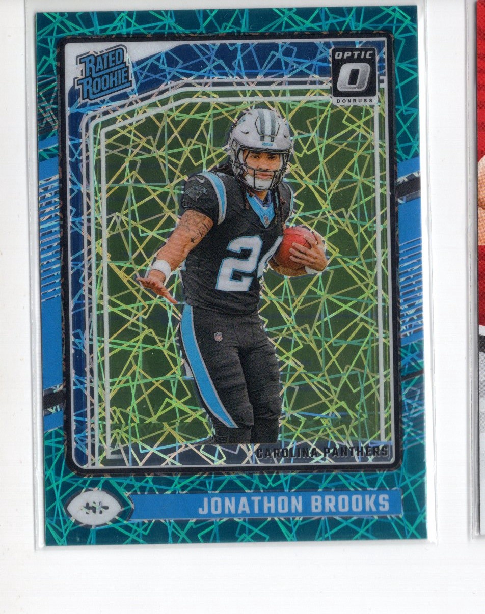 2024 Donruss Optic #258 Jonathon Brooks Teal Velocity