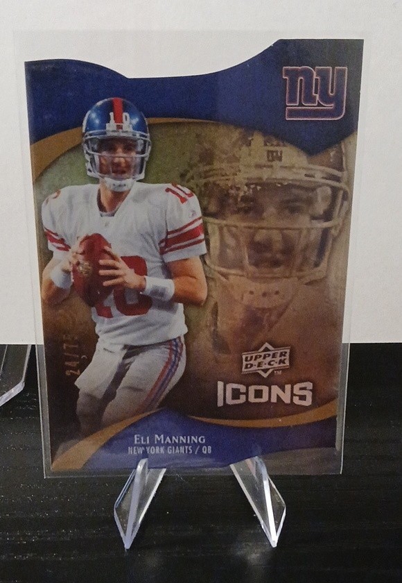 2009 Upper Deck Icons - Eli Manning #6 Die-Cut /75