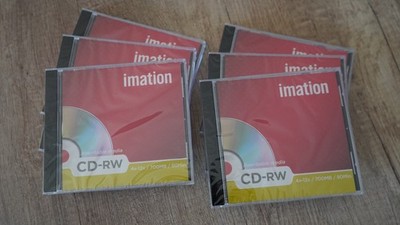 IMATION, CD-RW ROHLING, 700MB, 80min, 6 Stück NEU & OVP