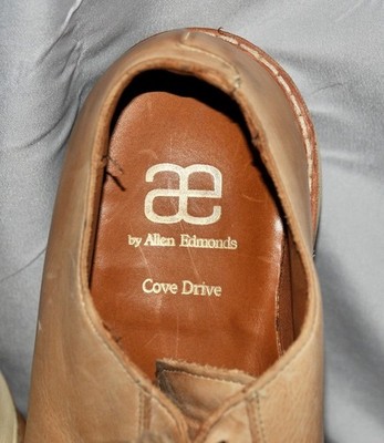 Allen Edmonds Men’s Tan Leather Cove Drive Oxford Lace Up Shoes 12 EUC Allen Edmonds Cove Drive Tan Leather Casual Oxford Shoes  main image 4
