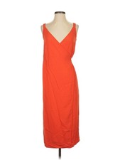 Everlane Women Orange Cocktail Dress 00