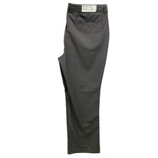 Size 16 Old Navy Womens Gray Pinstripe New Dress Pants Trousers Classic Rise