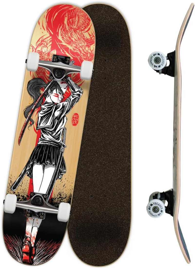 S W/premium Skateboard Grip Tape, Pro Aluminum Al
