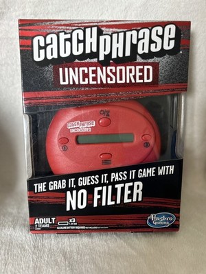 Hasbro Catch Phrase Uncensored Adult Electronic Handheld Game C2986 New 2016