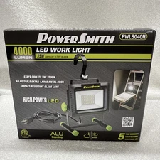 Led Work Light 4000 Lumen, PowerSmith PWLS040H New! 35W(equals 250w Halogen)