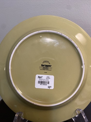 PIER 1 SAGE GREEN SALAD PLATE - Picture 3 of 3
