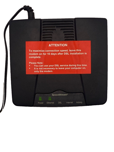 Siemens Speedstream 4100 Ehternet ADSL Modem With Power Supply TESTED ...