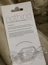 BAG OF NOTHING Gag Joke GIFT Stocking Stuffer White Elephant Party Christmas